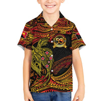Papua New Guinea 50th Independence Day Kid Hawaiian Shirt Culture Spirit and Sovereignty