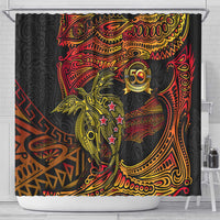 Papua New Guinea 50th Independence Day Shower Curtain Culture Spirit and Sovereignty