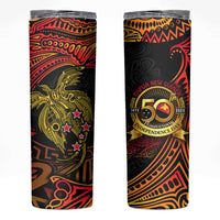 Papua New Guinea 50th Independence Day Skinny Tumbler Culture Spirit and Sovereignty