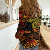 Papua New Guinea 50th Independence Day Women Casual Shirt Culture Spirit and Sovereignty