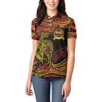 Papua New Guinea 50th Independence Day Women Polo Shirt Culture Spirit and Sovereignty