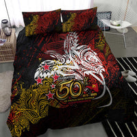 PNG 1975 - 2025 Bedding Set Papua New Guinea 50th Independence Anniversary