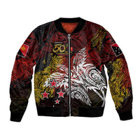 PNG 1975 - 2025 Bomber Jacket Papua New Guinea 50th Independence Anniversary