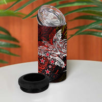 PNG 1975 - 2025 4 in 1 Can Cooler Tumbler Papua New Guinea 50th Independence Anniversary