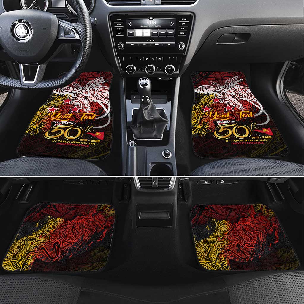 PNG 1975 - 2025 Car Mats Papua New Guinea 50th Independence Anniversary