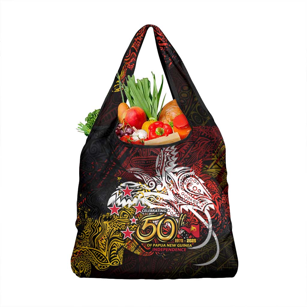 PNG 1975 - 2025 Grocery Bag Papua New Guinea 50th Independence Anniversary