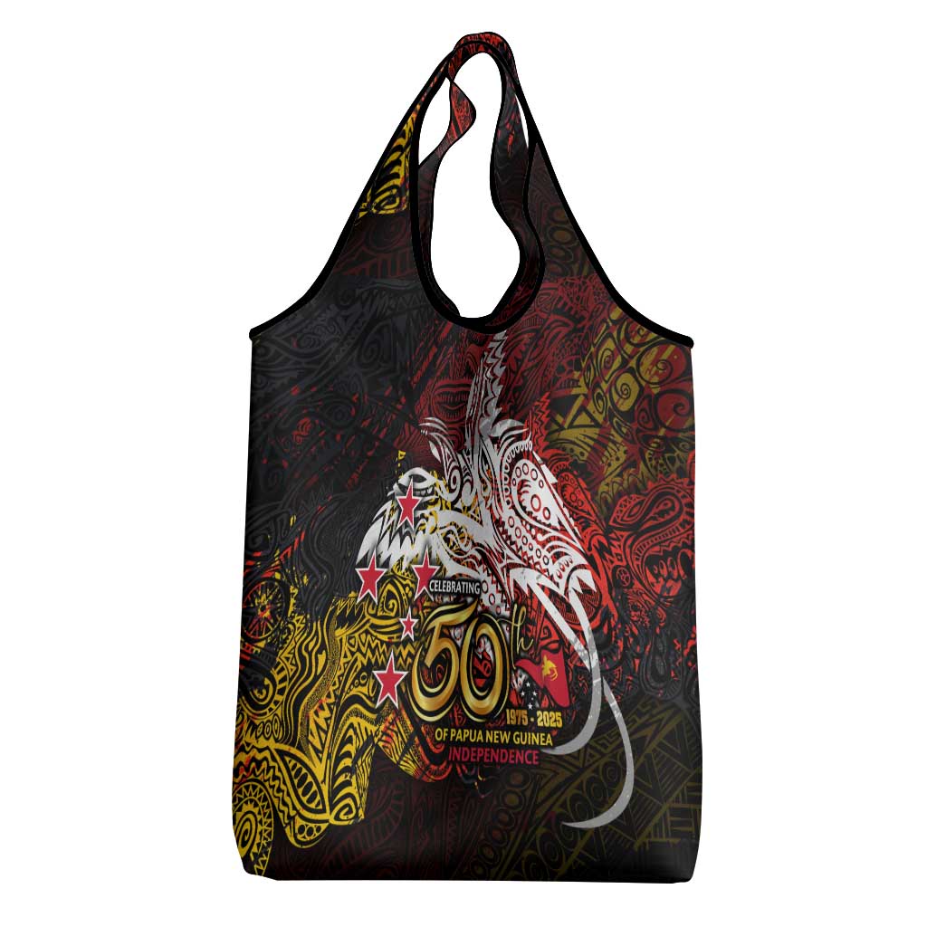 PNG 1975 - 2025 Grocery Bag Papua New Guinea 50th Independence Anniversary