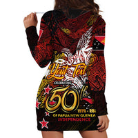PNG 1975 - 2025 Hoodie Dress Papua New Guinea 50th Independence Anniversary