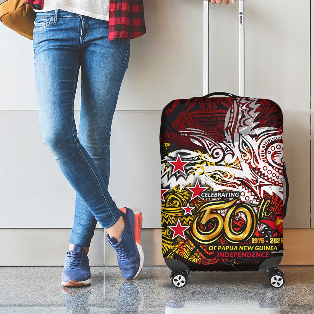 PNG 1975 - 2025 Luggage Cover Papua New Guinea 50th Independence Anniversary