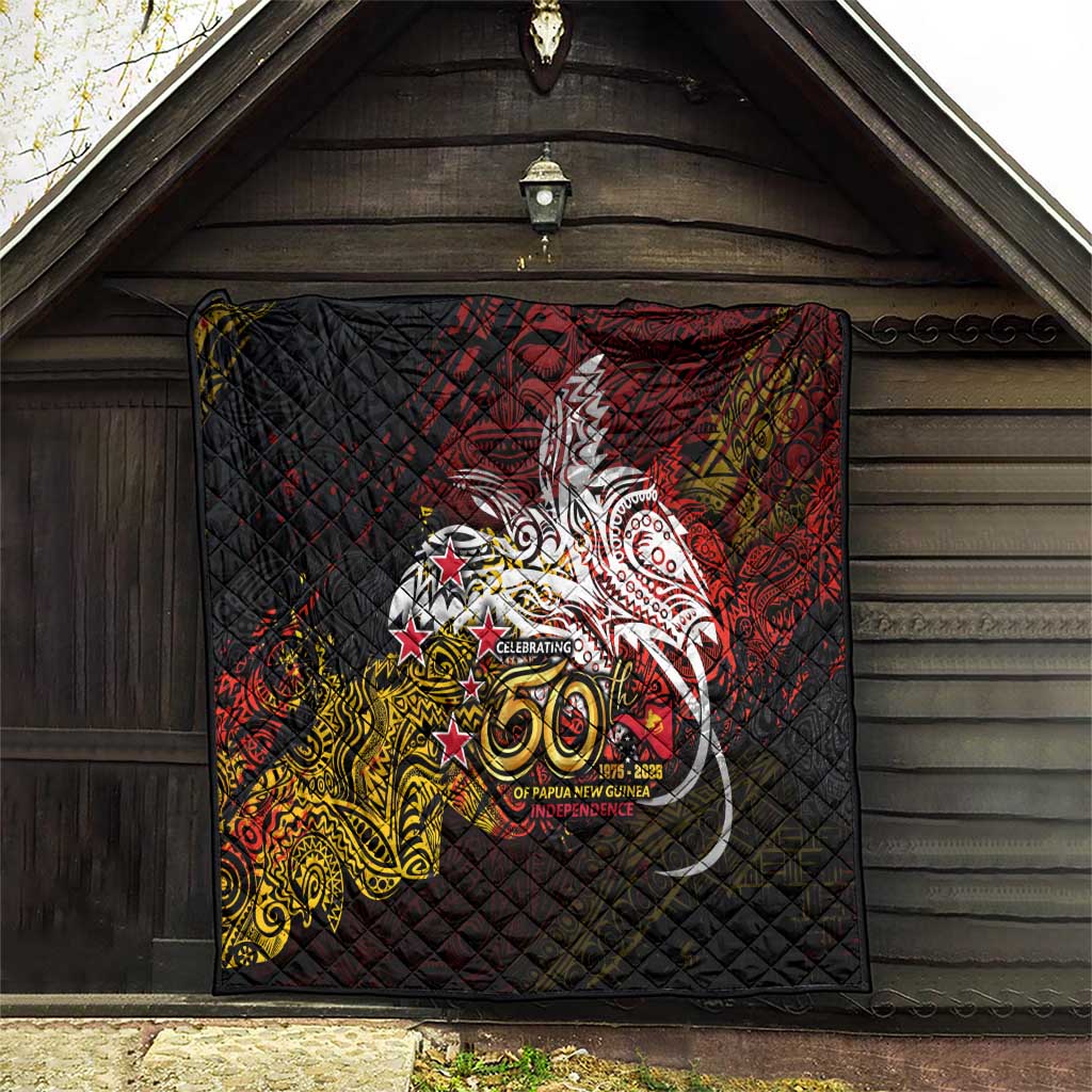 PNG 1975 - 2025 Quilt Papua New Guinea 50th Independence Anniversary