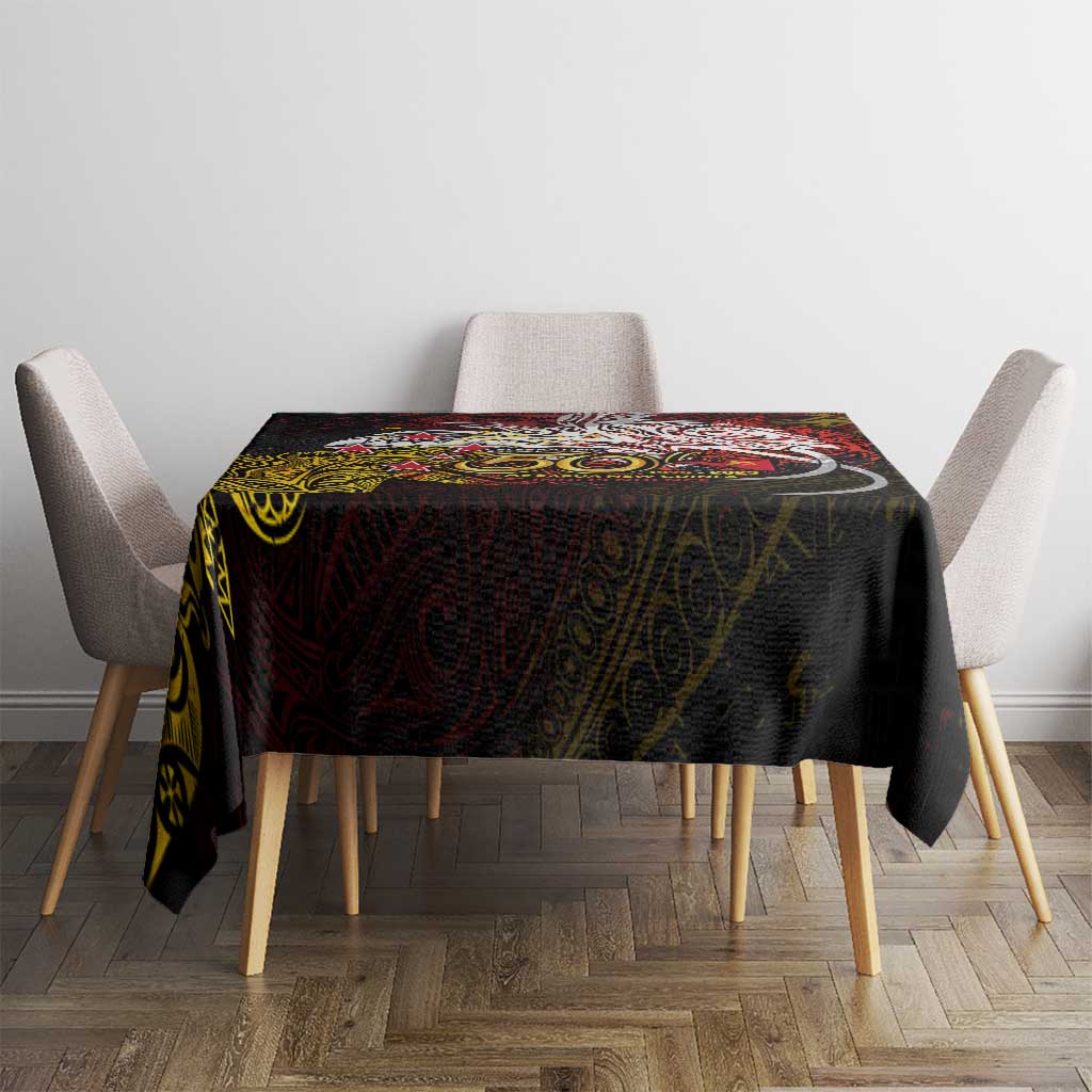 PNG 1975 - 2025 Tablecloth Papua New Guinea 50th Independence Anniversary