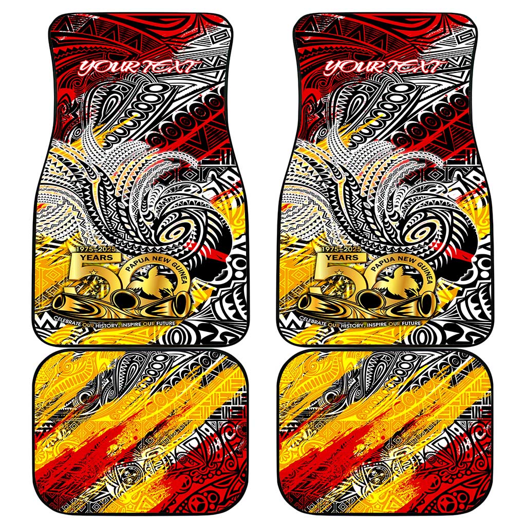 Papua New Guinea 50th Independence Day Car Mats Celebrate Our History, Inspire Our Future