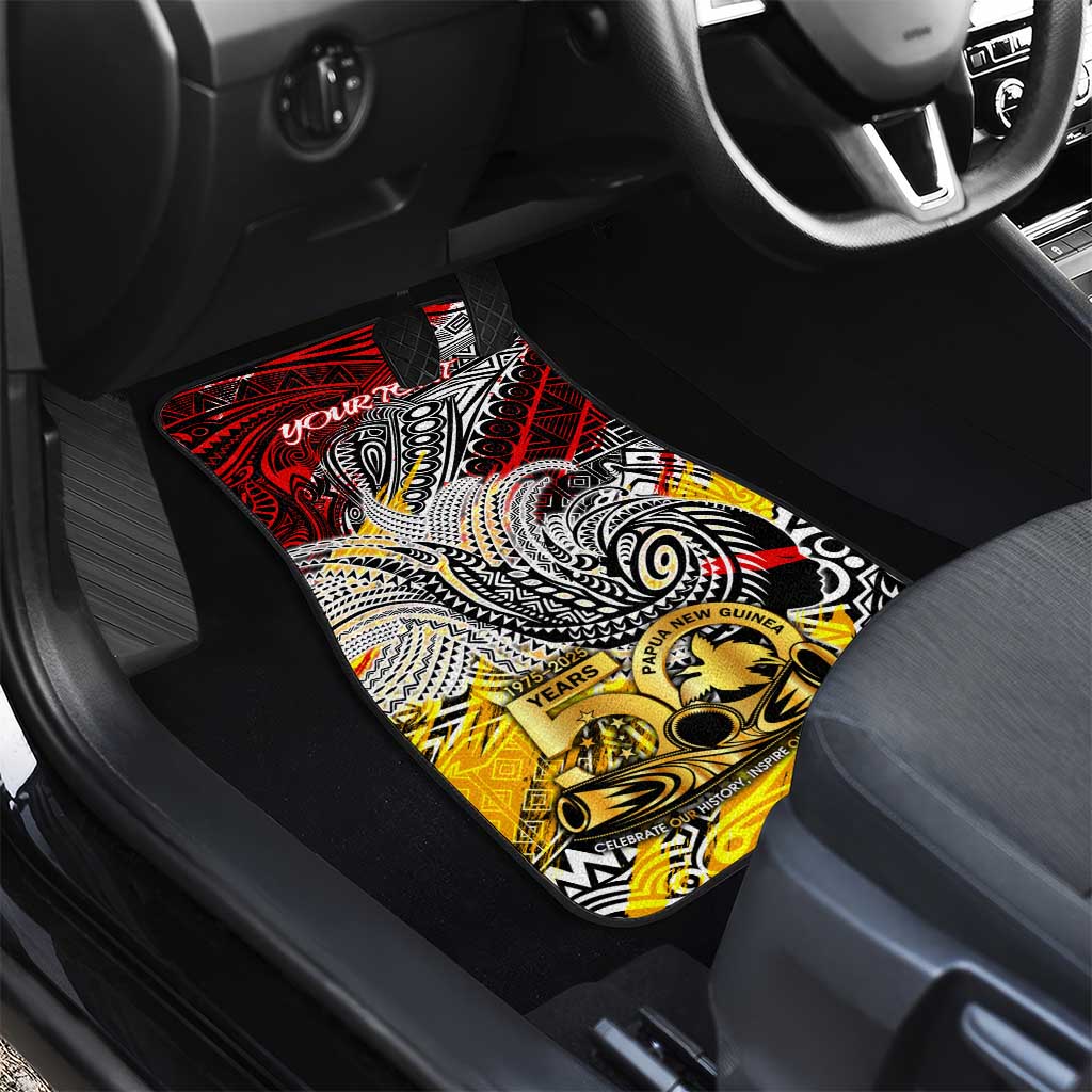 Papua New Guinea 50th Independence Day Car Mats Celebrate Our History, Inspire Our Future