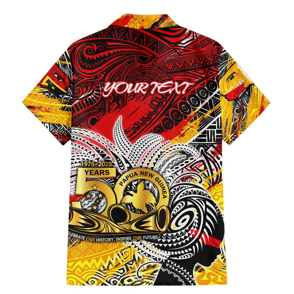 Papua New Guinea 50th Independence Day Family Matching Mermaid Dress and Hawaiian Shirt Celebrate Our History, Inspire Our Future