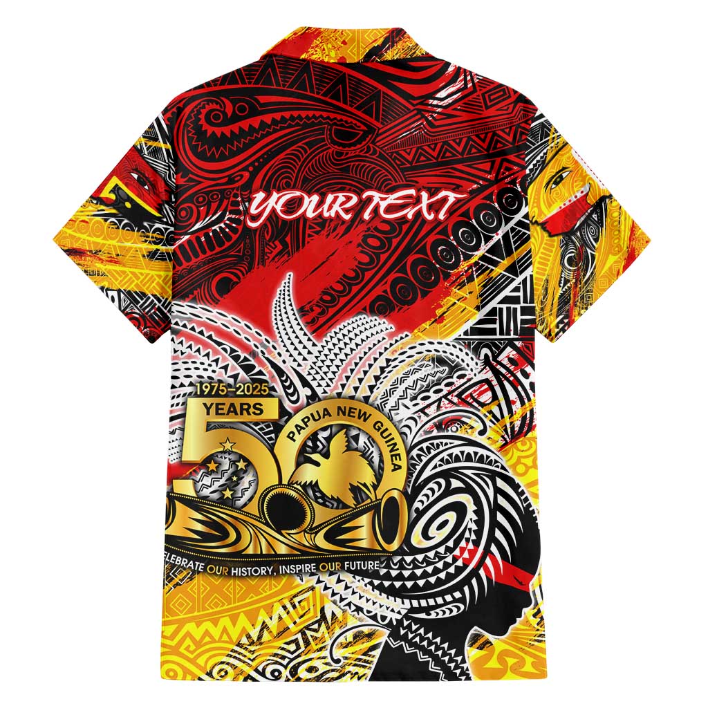 Papua New Guinea 50th Independence Day Hawaiian Shirt Celebrate Our History, Inspire Our Future