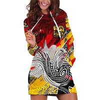 Papua New Guinea 50th Independence Day Hoodie Dress Celebrate Our History, Inspire Our Future