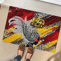 Papua New Guinea 50th Independence Day Rubber Doormat Celebrate Our History, Inspire Our Future DT02 - Polynesian Pride