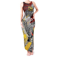 Papua New Guinea 50th Independence Day Tank Maxi Dress Celebrate Our History, Inspire Our Future