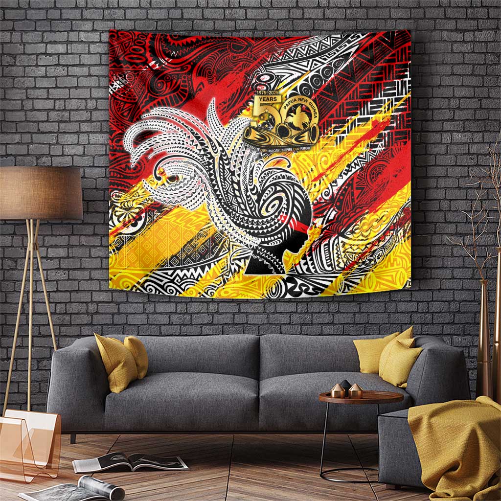 Papua New Guinea 50th Independence Day Tapestry Celebrate Our History, Inspire Our Future