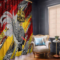 Papua New Guinea 50th Independence Day Window Curtain Celebrate Our History, Inspire Our Future
