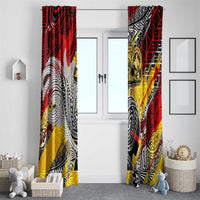Papua New Guinea 50th Independence Day Window Curtain Celebrate Our History, Inspire Our Future