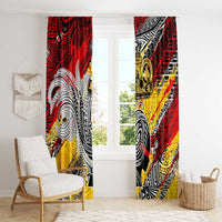Papua New Guinea 50th Independence Day Window Curtain Celebrate Our History, Inspire Our Future