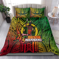 Vanuatu 45th Independence Anniversary Bedding Set Embracing Our Traditions Shaping Our Future DT02 - Polynesian Pride