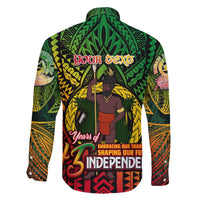 Vanuatu 45th Independence Anniversary Family Matching Tank Maxi Dress and Hawaiian Shirt Embracing Our Traditions Shaping Our Future