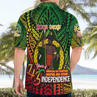 Vanuatu 45th Independence Anniversary Hawaiian Shirt Embracing Our Traditions Shaping Our Future
