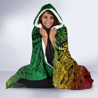 Vanuatu 45th Independence Anniversary Hooded Blanket Embracing Our Traditions Shaping Our Future DT02 - Polynesian Pride