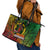 Vanuatu 45th Independence Anniversary Leather Tote Bag Embracing Our Traditions Shaping Our Future
