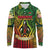 Vanuatu 45th Independence Anniversary Long Sleeve Polo Shirt Embracing Our Traditions Shaping Our Future