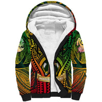 Vanuatu 45th Independence Anniversary Sherpa Hoodie Embracing Our Traditions Shaping Our Future