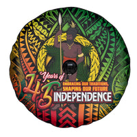 Vanuatu 45th Independence Anniversary Spare Tire Cover Embracing Our Traditions Shaping Our Future