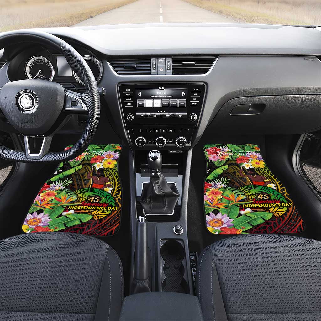 45th Anniversary of Freedom Vanuatu Car Mats Island Pride Cultural Power Pacific Unity