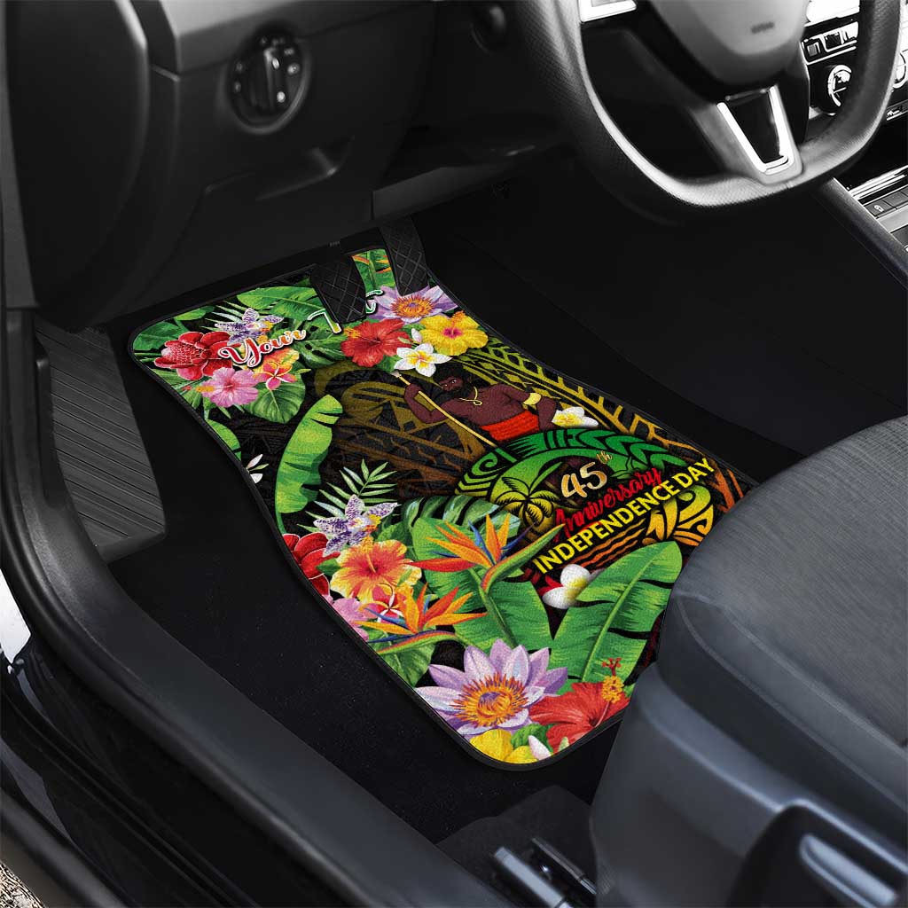 45th Anniversary of Freedom Vanuatu Car Mats Island Pride Cultural Power Pacific Unity