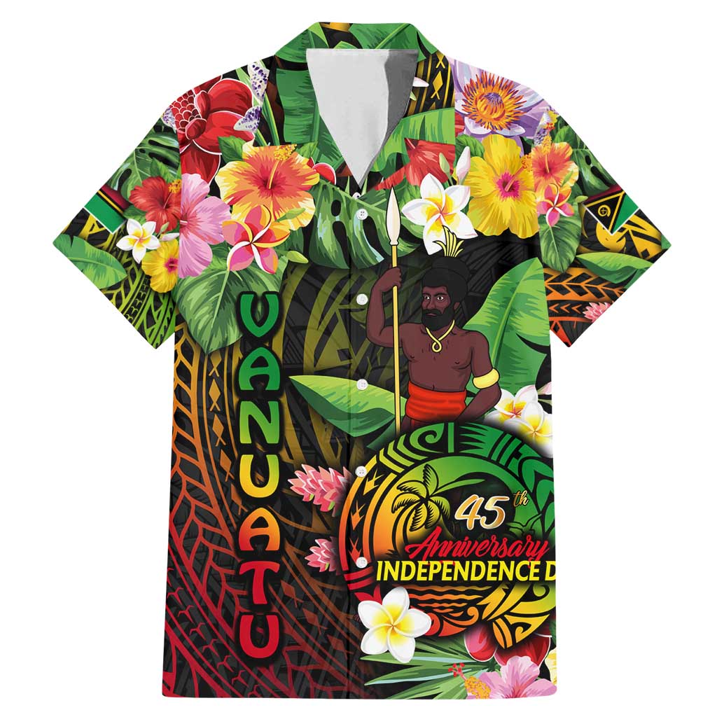 45th Anniversary of Freedom Vanuatu Family Matching Mermaid Dress and Hawaiian Shirt Island Pride Cultural Power Pacific Unity