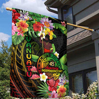45th Anniversary of Freedom Vanuatu Garden Flag Island Pride Cultural Power Pacific Unity DT02 - Polynesian Pride