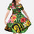 45th Anniversary of Freedom Vanuatu Kid Short Sleeve Dress Island Pride Cultural Power Pacific Unity