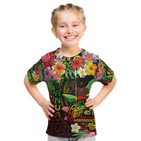 45th Anniversary of Freedom Vanuatu Kid T Shirt Island Pride Cultural Power Pacific Unity DT02 Art - Polynesian Pride