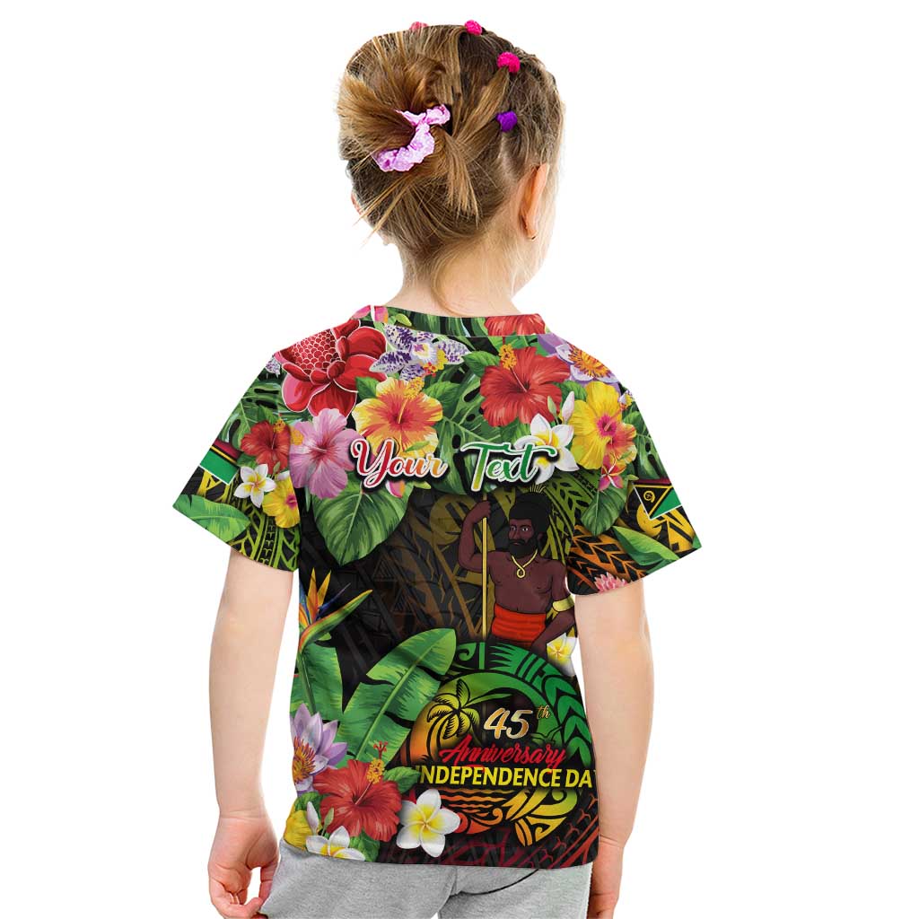 45th Anniversary of Freedom Vanuatu Kid T Shirt Island Pride Cultural Power Pacific Unity DT02 - Polynesian Pride