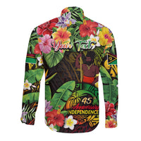 45th Anniversary of Freedom Vanuatu Long Sleeve Button Shirt Island Pride Cultural Power Pacific Unity DT02 - Polynesian Pride