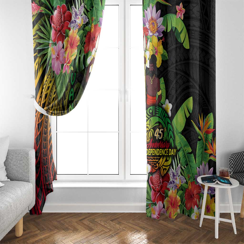 45th Anniversary of Freedom Vanuatu Window Curtain Island Pride Cultural Power Pacific Unity