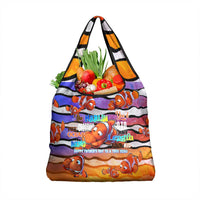 The Ocean Best Dad Grocery Bag Like Marlin Happy Fathers Day To a True Hero - Polynesian Pride