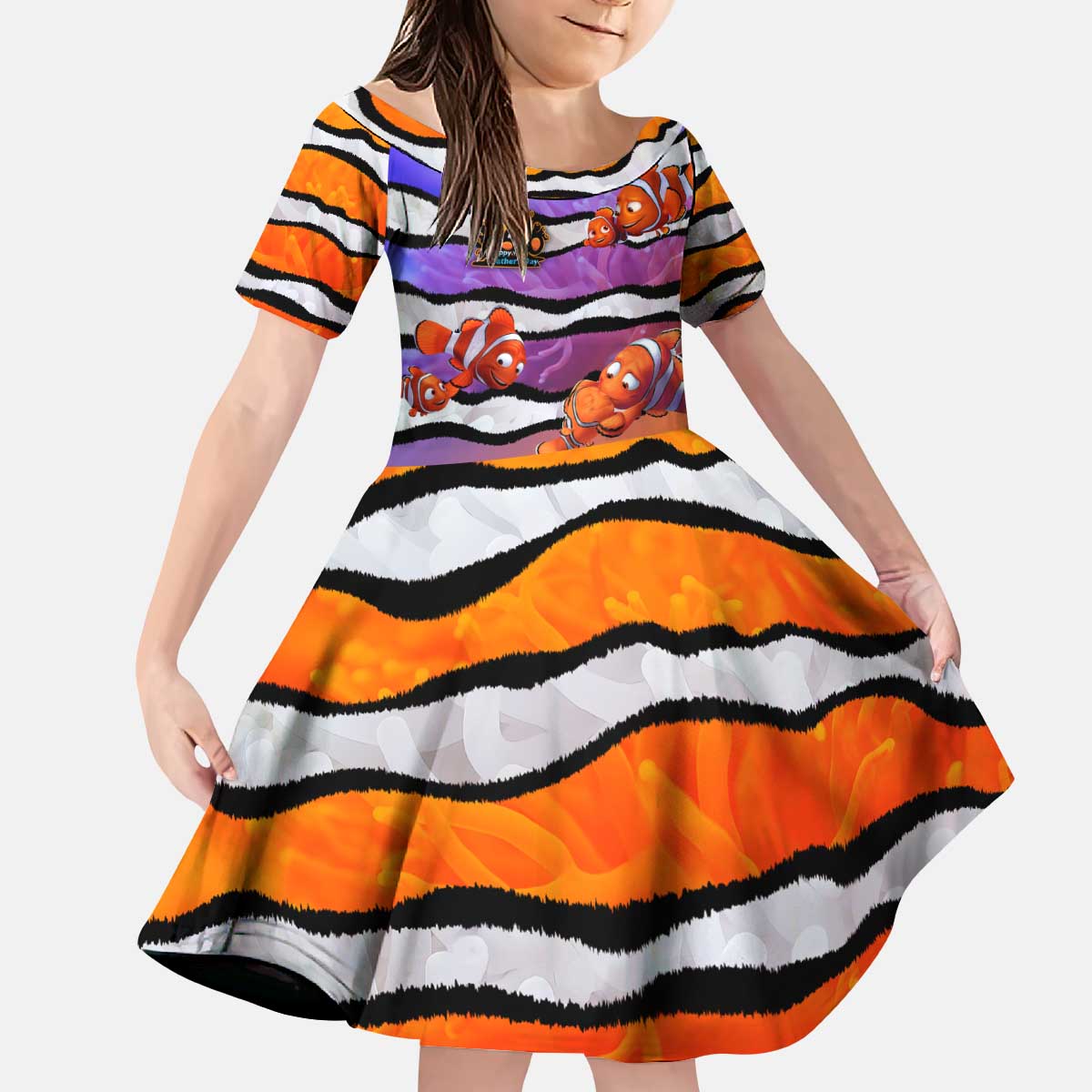 The Ocean Best Dad Kid Short Sleeve Dress Like Marlin Happy Fathers Day To a True Hero - Polynesian Pride