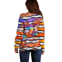 The Ocean Best Dad Off Shoulder Sweater Like Marlin Happy Fathers Day To a True Hero - Polynesian Pride