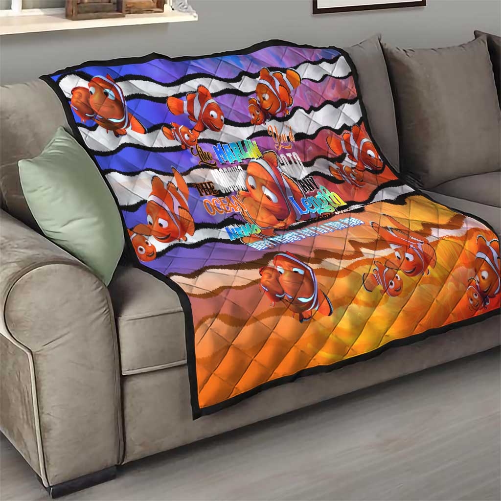 The Ocean Best Dad Quilt Like Marlin Happy Fathers Day To a True Hero - Polynesian Pride