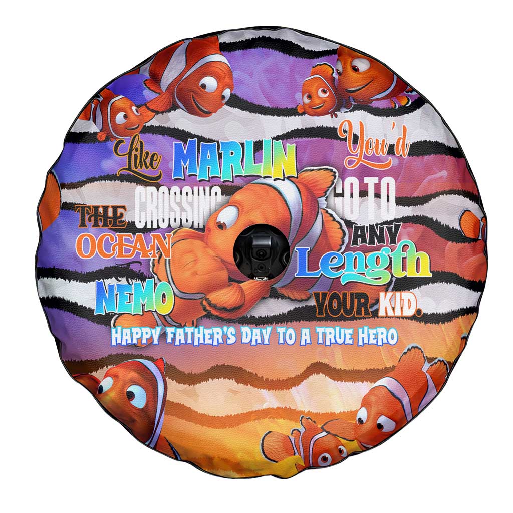The Ocean Best Dad Spare Tire Cover Like Marlin Happy Fathers Day To a True Hero - Polynesian Pride