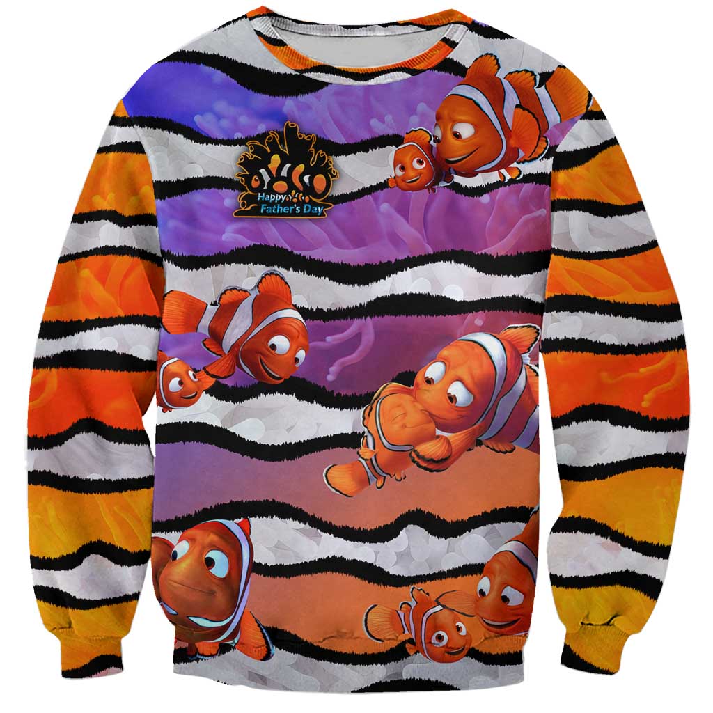 The Ocean Best Dad Sweatshirt Like Marlin Happy Fathers Day To a True Hero DT02 Unisex Art - Polynesian Pride