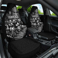 All Black Brothers Rugby Car Seat Cover New Zealand Maori Haka